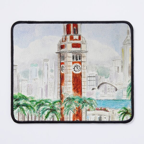 Item preview, Clock tower in Tsim Sha Shui Hong Kong designed and sold by ColorandColor.
