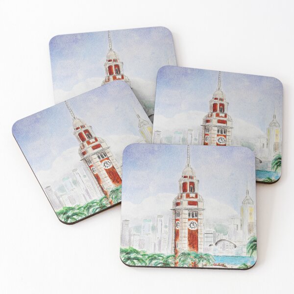 Item preview, Clock tower in Tsim Sha Shui Hong Kong designed and sold by ColorandColor.