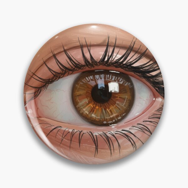 Item preview, Expressive Brown Eye Art - Digital Painting designed and sold by PhotiniaART.