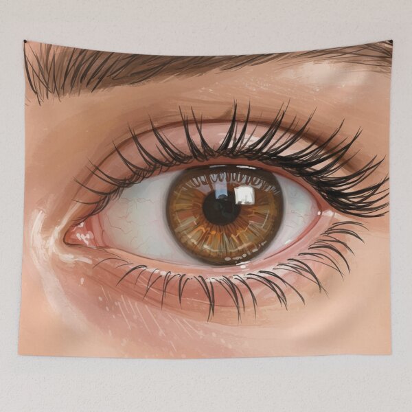 Item preview, Expressive Brown Eye Art - Digital Painting designed and sold by PhotiniaART.