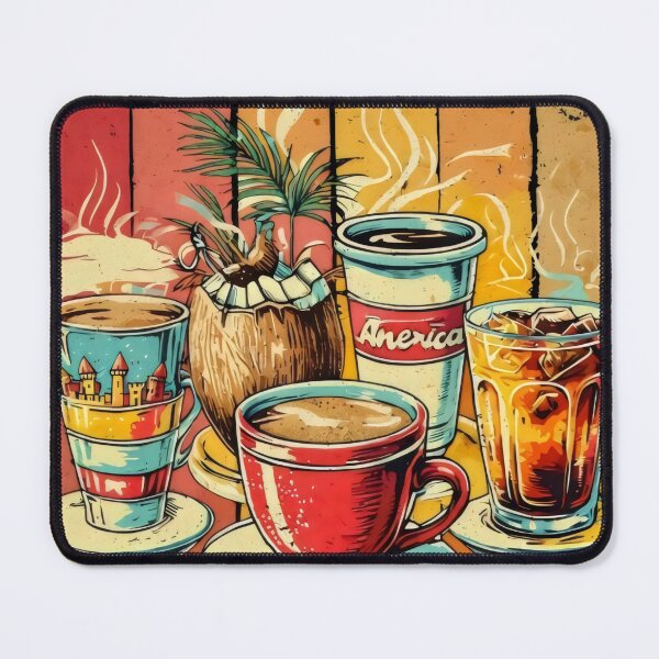 Item preview, Summer Themed Coffee Drinks  designed and sold by DemureArtsy.