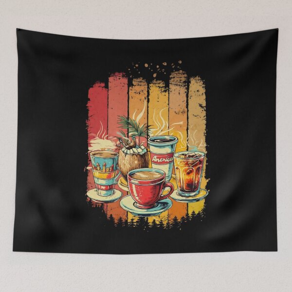 Item preview, Summer Themed Coffee Drinks  designed and sold by DemureArtsy.