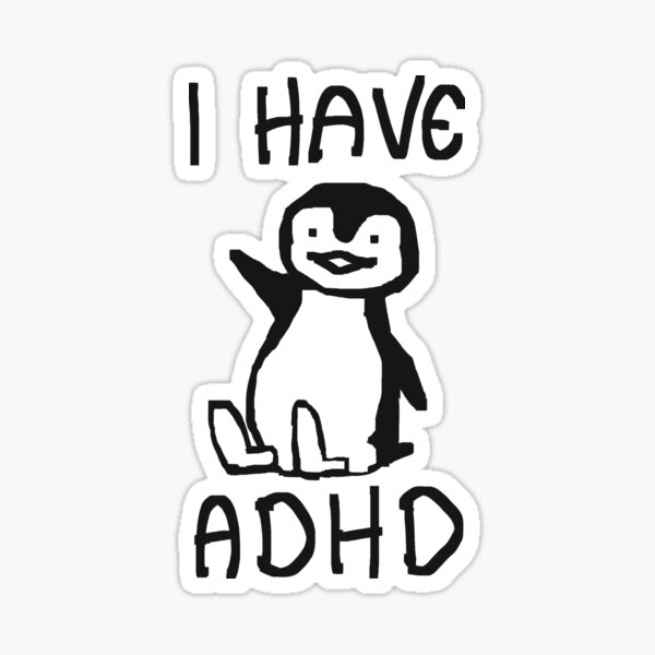 Item preview, penguin adhd designed and sold by badri2.
