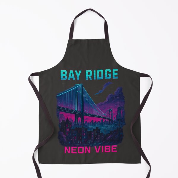 Item preview, Bay Ridge Neon Vibe Cyberpunk T-Shirt designed and sold by Thaivi Design.