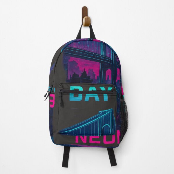 Item preview, Bay Ridge Neon Vibe Cyberpunk T-Shirt designed and sold by Thaivi Design.