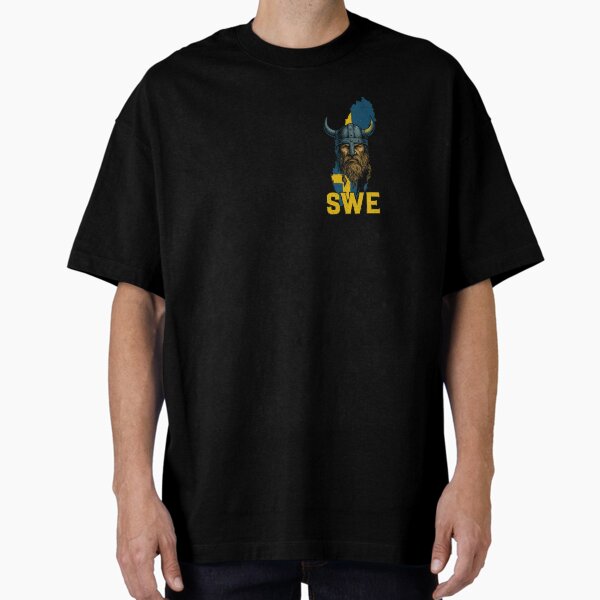 Item preview, Viking Warrior Over Sweden Map designed and sold by Zikoo96.