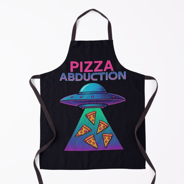 Item preview, Pizza Abduction UFO Alien Beaming Slices Funny Retro Design	 designed and sold by Victor Shadehorn.