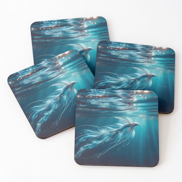 Item preview, Serene Underwater Scene with Graceful Fish designed and sold by PandaTShirtShop.