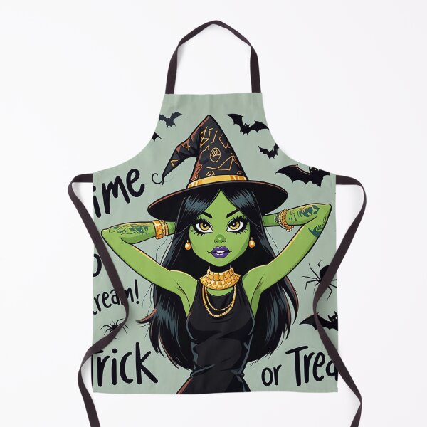 Item preview, Its time to scream! Trick or treat! Halloween witch cool cute design designed and sold by Vintage Designs +.