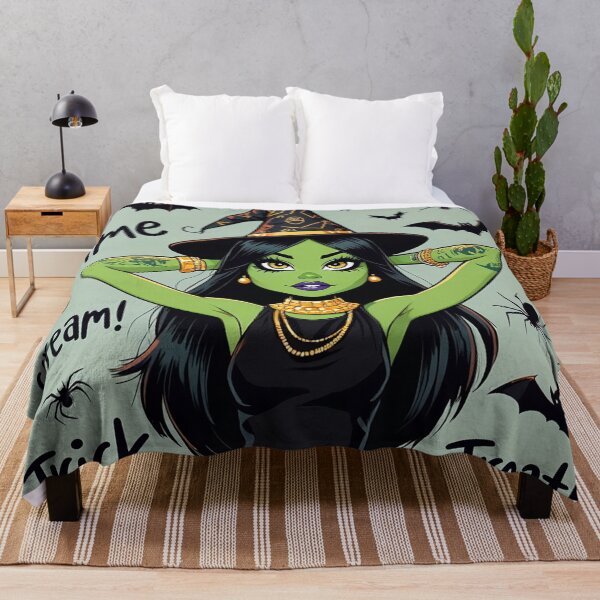 Item preview, Its time to scream! Trick or treat! Halloween witch cool cute design designed and sold by Vintage Designs +.