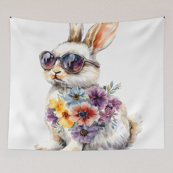Item preview, Floral Bunny designed and sold by pipopoupin.