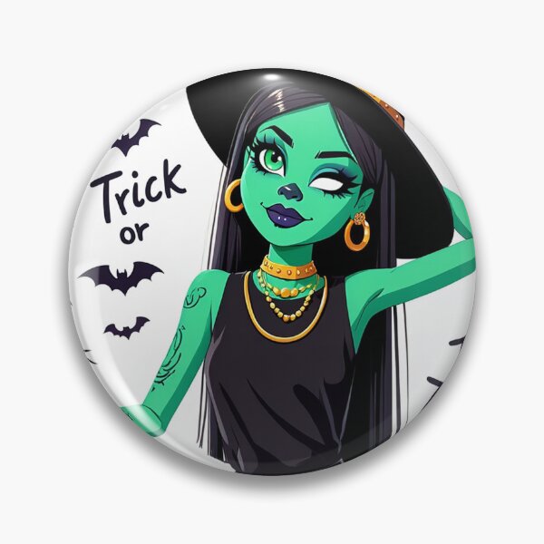 Item preview,  Trick or treat! Halloween witch cool cute design designed and sold by Vintage Designs +.
