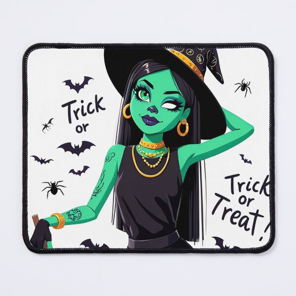 Item preview,  Trick or treat! Halloween witch cool cute design designed and sold by Vintage Designs +.