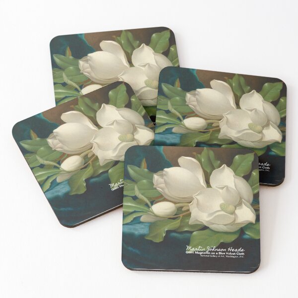Item preview, Giant Magnolias on a Blue Velvet Cloth . Martin Johnson Heade . National Gallery of Art, Washington, D.C. designed and sold by WeareSublime.