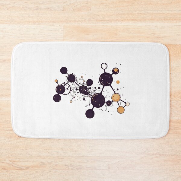Item preview, Minimalist molecular abstraction, simple beauty designed and sold by BRIGHTLOOKS.