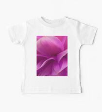 Hot pink flower pedals Baby Tee