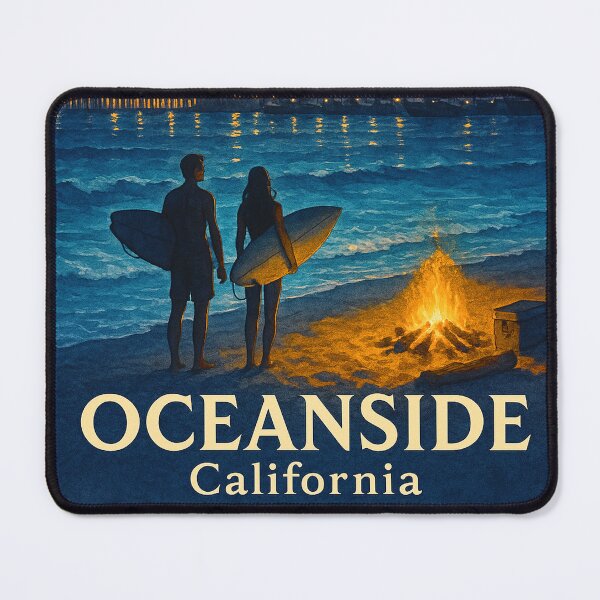 Item preview, Oceanside California Souvenir Vacation Travel CA Surfing designed and sold by DESTINATIONS DECAL DOS.
