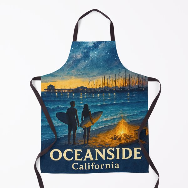 Item preview, Oceanside California Souvenir Vacation Travel CA Surfing designed and sold by DESTINATIONS DECAL DOS.
