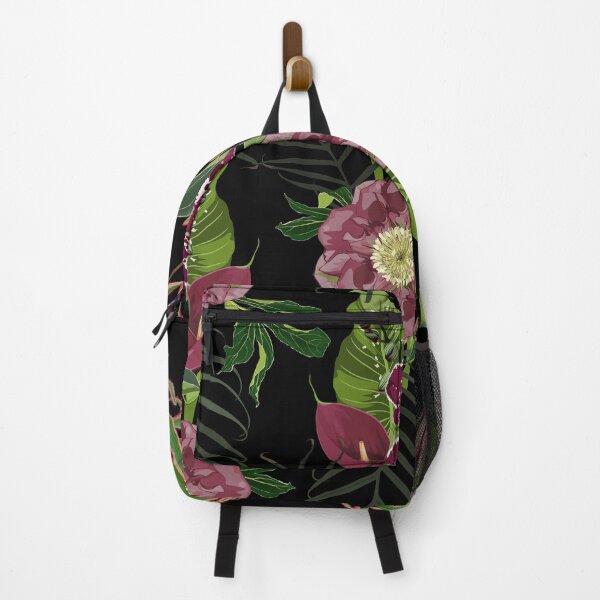 Item preview, Blooming hellebore flowers. Floral seamless pattern. Winter rose. Lenten Rose with with many kind of tropical leaves. designed and sold by MatyKotiv.