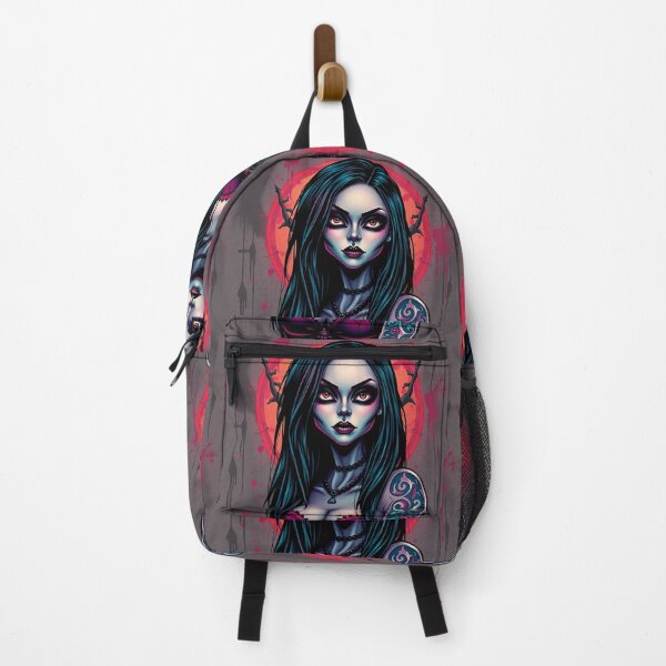 Item preview, Tattooed Goth Girl beautiful pinup poster art designed and sold by Vintage Designs +.