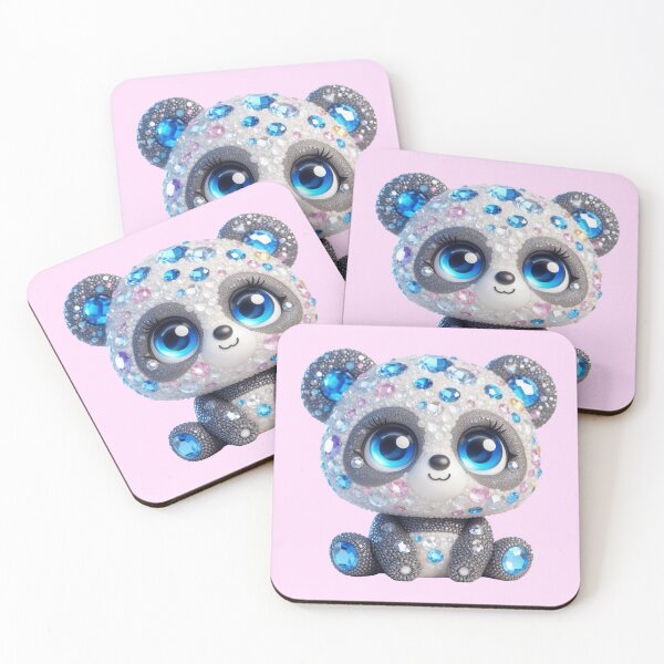 Item preview, Bejeweled Panda 4 designed and sold by PANDALOVEART.