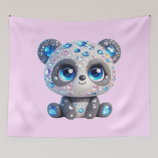 Item preview, Bejeweled Panda 4 designed and sold by PANDALOVEART.