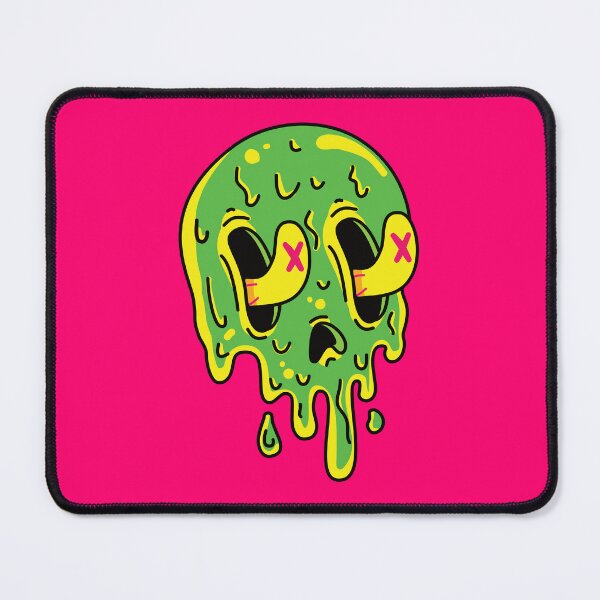 Item preview, "Neon Meltdown Skull – Dripping Chaos in Psychedelic Glow" designed and sold by Vespra-Macabre.