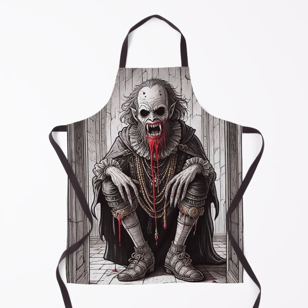 Item preview, blood soaked horrific Evil vampire lord of death staring at you designed and sold by Vintage Designs +.