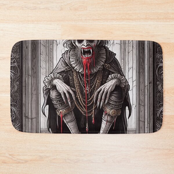 Item preview, blood soaked horrific Evil vampire lord of death staring at you designed and sold by Vintage Designs +.