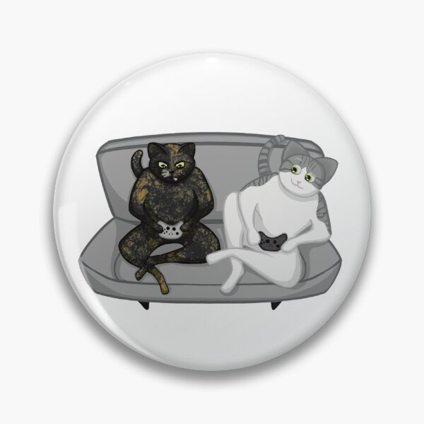Item preview, Just two cats playing video games designed and sold by nnnicolez.