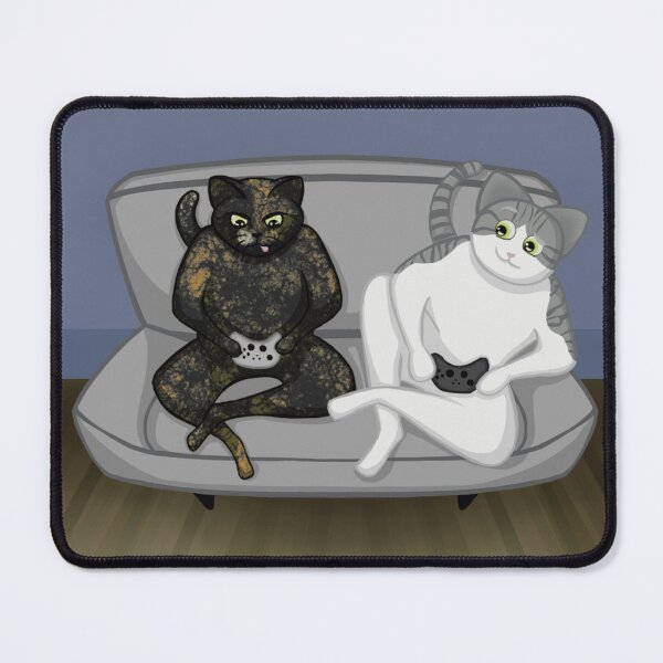 Item preview, Just two cats playing video games designed and sold by nnnicolez.