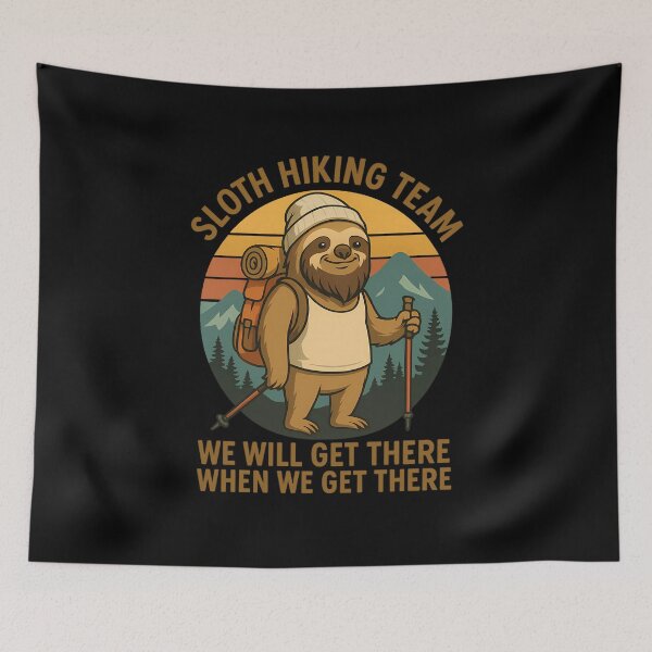 Item preview, SLOTH HIKING TEAM designed and sold by RICK-TURNER.