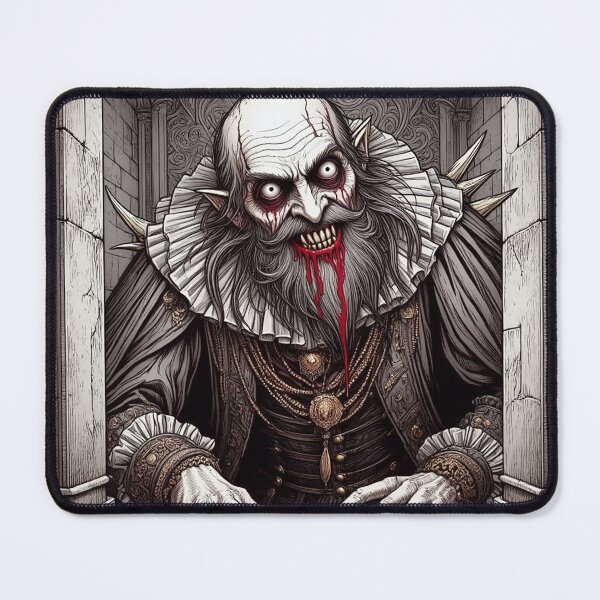 Item preview, blood soaked horrific Evil vampire lord of death staring at you designed and sold by Vintage Designs +.