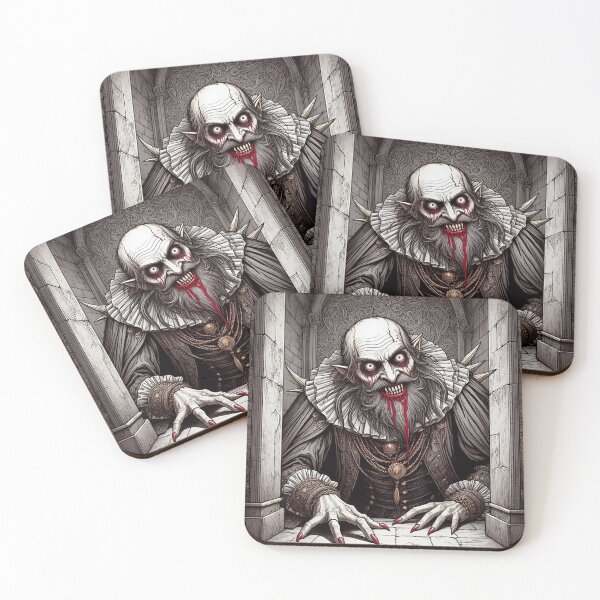 Item preview,  blood soaked horrific Evil vampire lord of death staring at you designed and sold by Vintage Designs +.