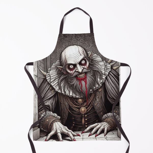 Item preview, blood soaked horrific Evil vampire lord of death staring at you designed and sold by Vintage Designs +.