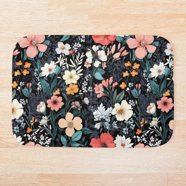 Item preview, Flower garden at night 2 designed and sold by P&U Fabric.