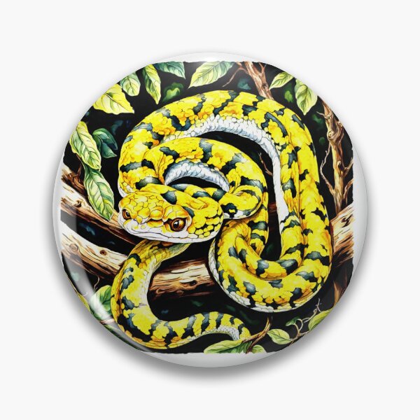 Item preview, Yellow Bothriechis schlegelii eyebrow viper designed and sold by Helios Be. Lavsh.