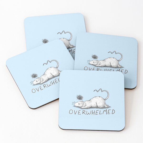 Item preview, Overwhelmed Ratty designed and sold by sillybadger.