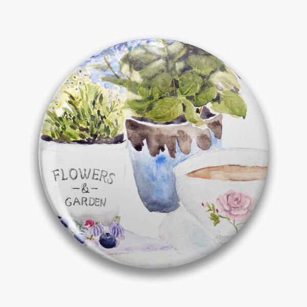 Item preview, English tea party watercolour  designed and sold by ColorandColor.