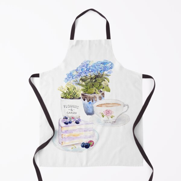 Item preview, English tea party watercolour designed and sold by ColorandColor.