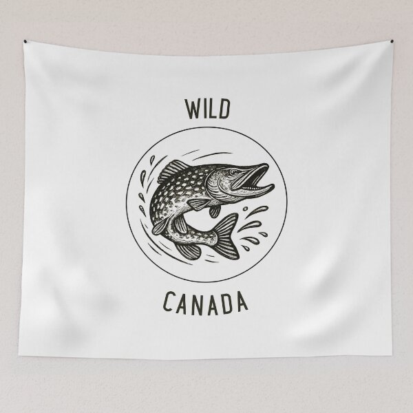 Item preview, Wild Canada Northern Pike  designed and sold by Matthew Beech Designs.