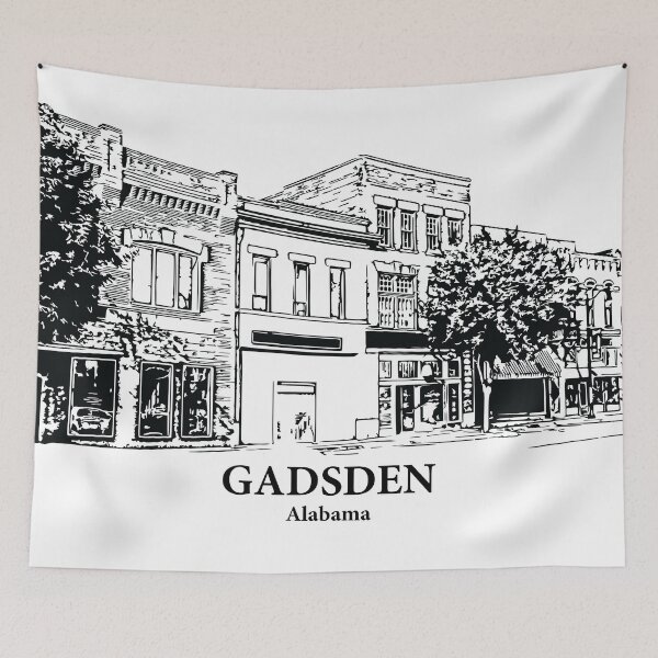Item preview, Gadsden - Alabama designed and sold by Lakeric Cityscapes.