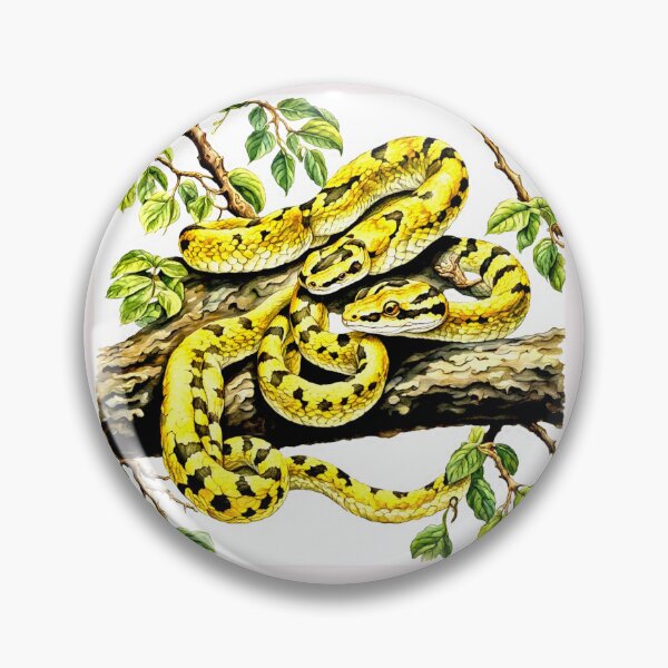 Item preview, Yellow Bothriechis schlegelii eyebrow viper#1 designed and sold by Helios Be. Lavsh.