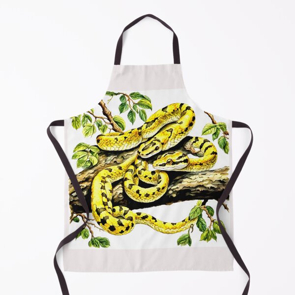 Item preview, Yellow Bothriechis schlegelii eyebrow viper#1 designed and sold by Helios Be. Lavsh.