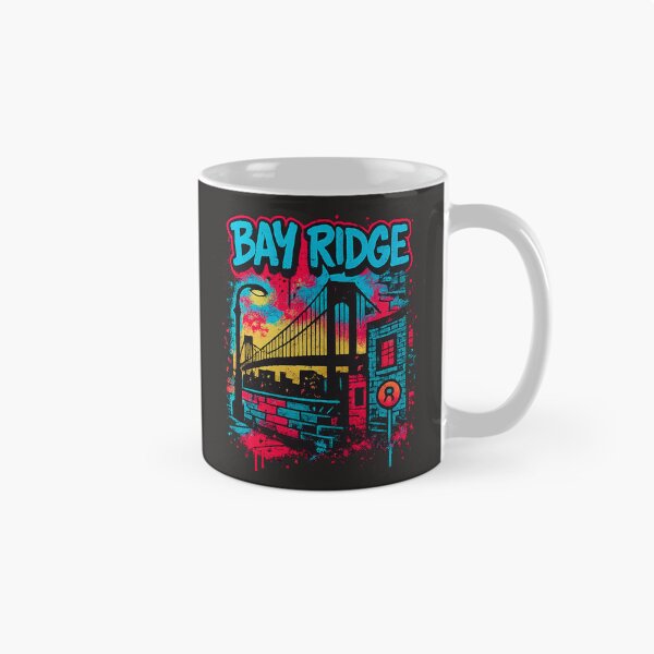 Item preview, Bay Ridge Street Art T-Shirt - Urban Brooklyn Vibe designed and sold by Thaivi Design.