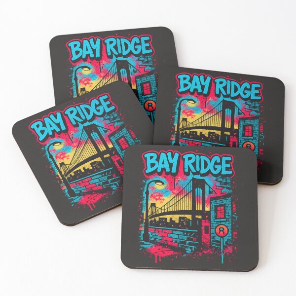 Item preview, Bay Ridge Street Art T-Shirt - Urban Brooklyn Vibe designed and sold by Thaivi Design.