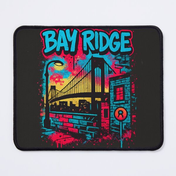 Item preview, Bay Ridge Street Art T-Shirt - Urban Brooklyn Vibe designed and sold by Thaivi Design.