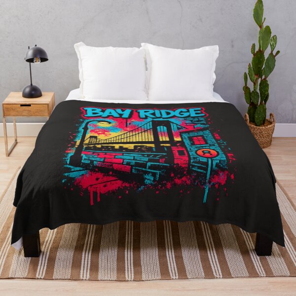 Item preview, Bay Ridge Street Art T-Shirt - Urban Brooklyn Vibe designed and sold by Thaivi Design.