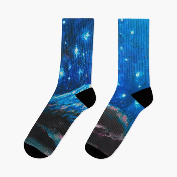 Item preview, The blue Starry Night of fuji mountain with sea water designed and sold by MerryCrown.