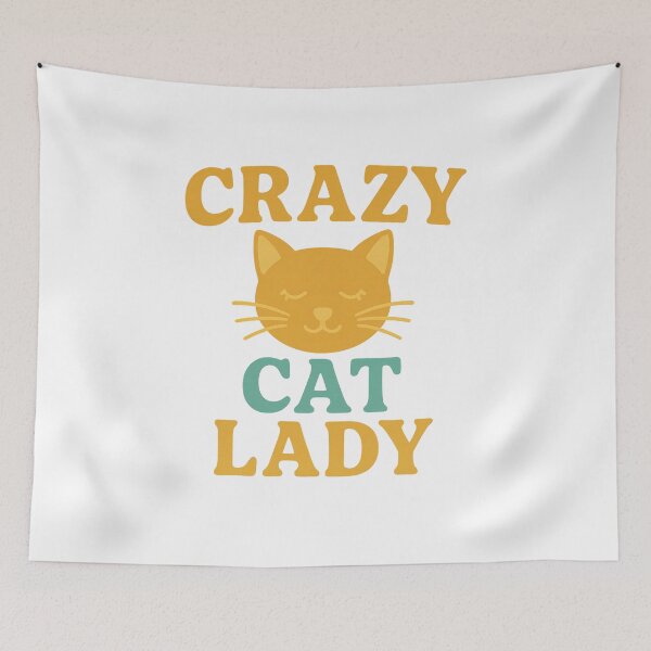 Item preview, Crazy Cat Lady designed and sold by wonderfoolly.